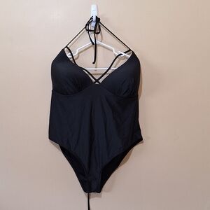 NWT Black One Piece Bathing Suit